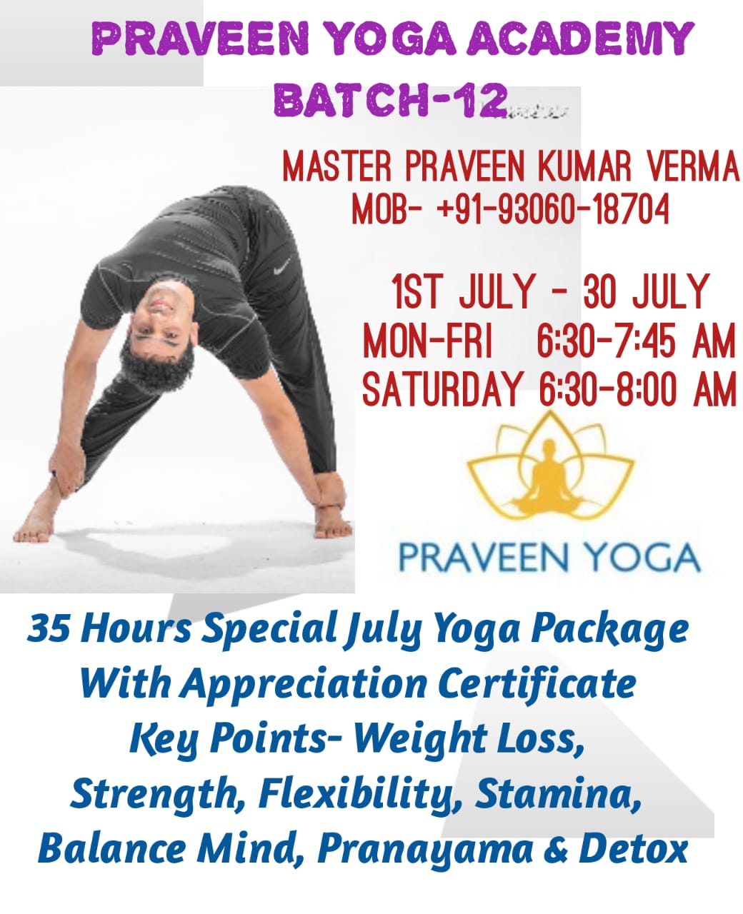 The Leading Yoga Studio Praveen Yoga