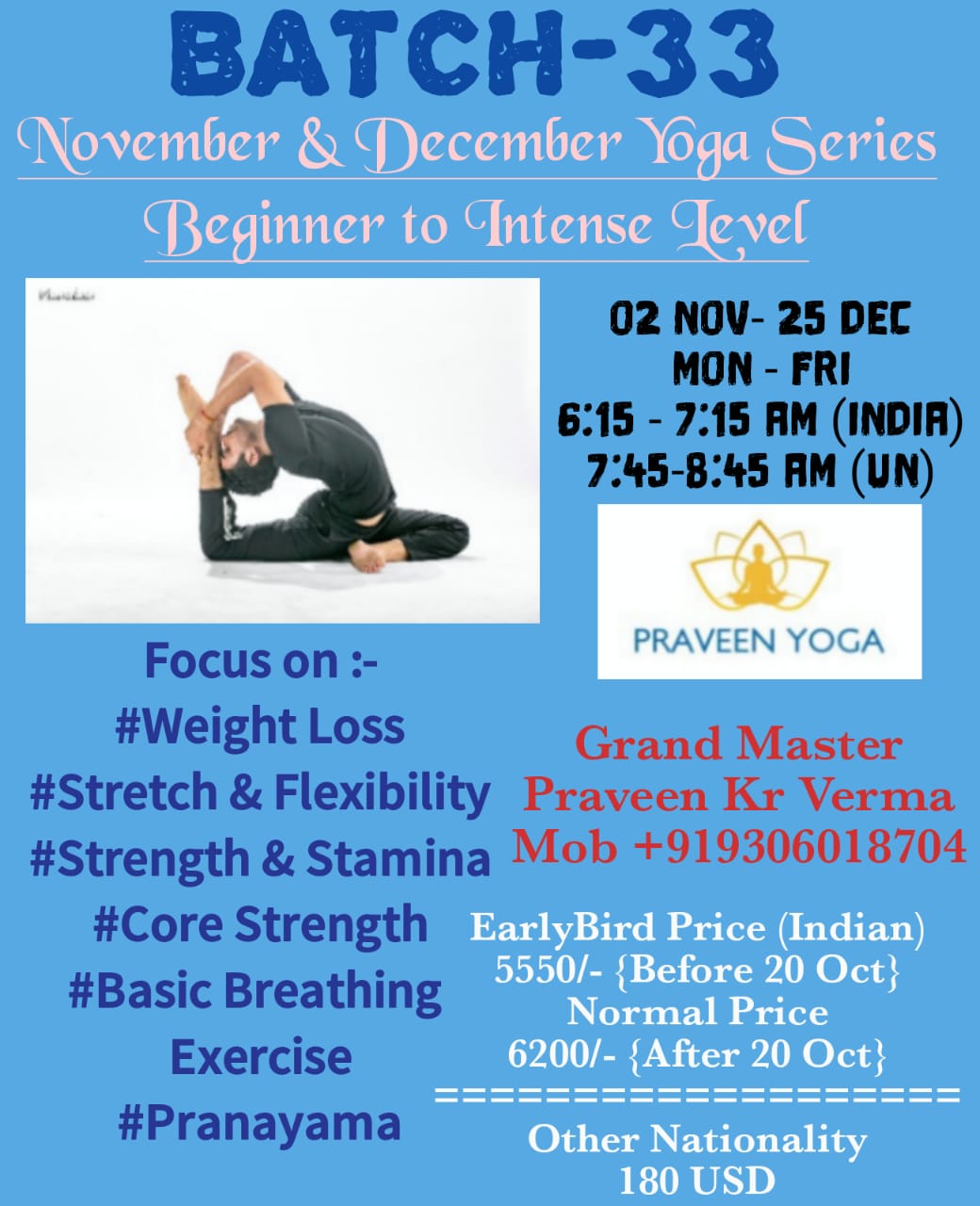 The Leading Yoga Studio Praveen Yoga